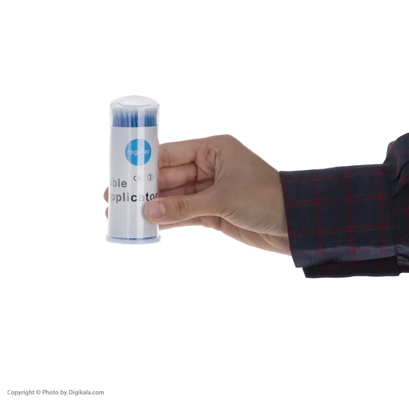 قلم میکروبراش ناخن و مژه مدل PP-901 Regular بسته 100 عددی - تصویر 5