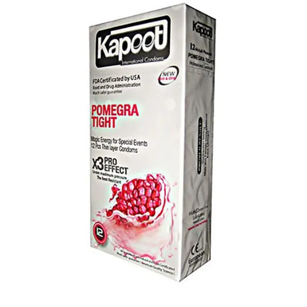 کاندوم کاپوت مدل Pomegra Tight بسته 12 عددی - تصویر 2