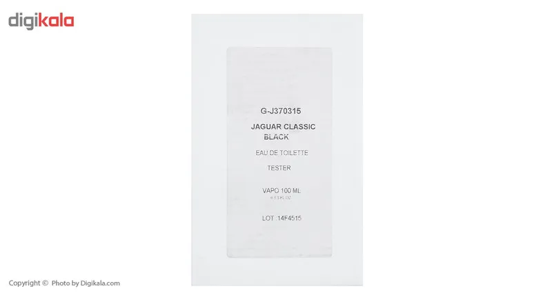 تستر ادو تویلت مردانه جگوار مدل Classic Black حجم 100 میلی لیتر - تصویر 4