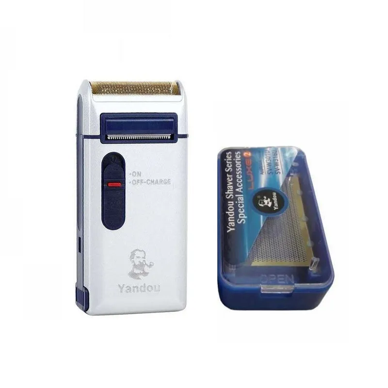 ماشین اصلاح موی صورت فویلی یاندو مدل Sv-W301U با تیغه استیل ضد زنگ، صفر زن، باتری قابل شارژ و طراحی ارگونومیک به همراه توری یدک - تصویر 2
