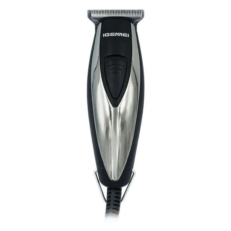 ماشین اصلاح موی سر و صورت جیمی مدل GM-830 با تیغه استیل ضد زنگ، برش مستقیم، قابلیت تنظیم سرعت، 7 شانه اصلاح از 0.2 تا 9 میلیمتر، وزن 200 گرم و منبع تغذیه برق با آداپتور