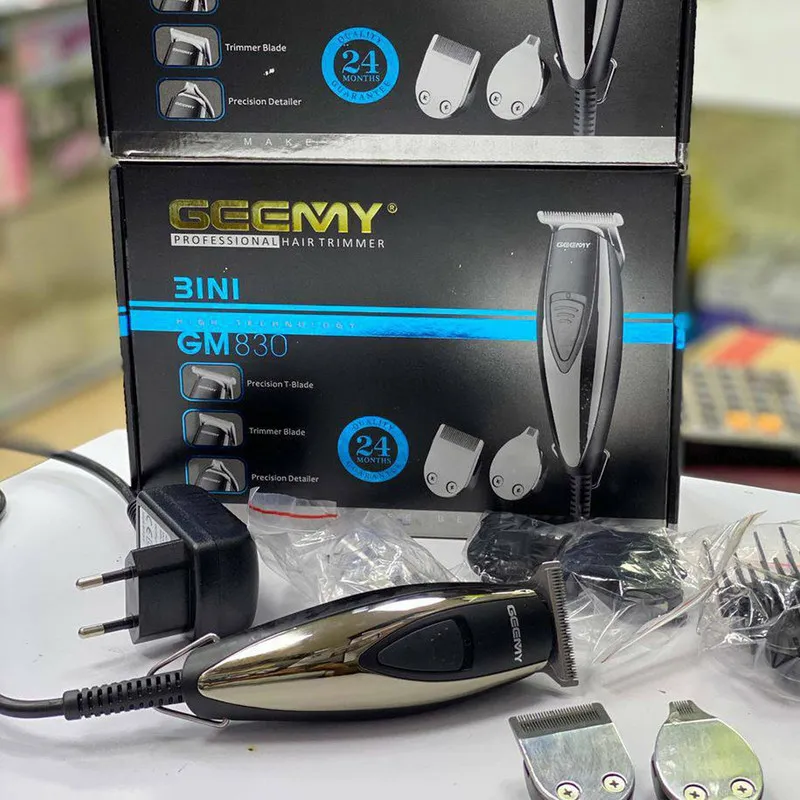 ماشین اصلاح موی سر و صورت جیمی مدل GM-830 با تیغه استیل ضد زنگ، برش مستقیم، قابلیت تنظیم سرعت، 7 شانه اصلاح از 0.2 تا 9 میلیمتر، وزن 200 گرم و منبع تغذیه برق با آداپتور - تصویر 5
