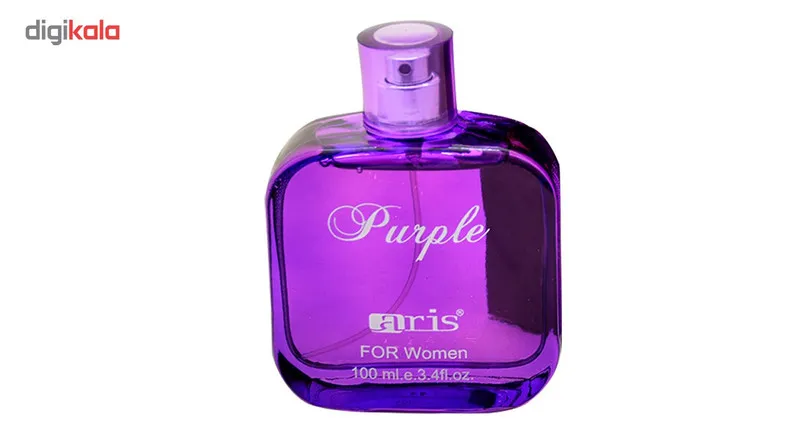 ادوپرفیوم زنانه اریس مدل Purple حجم 100 میلی لیتر Aris Purple For Women Eau De Parfum 100Ml - تصویر 2
