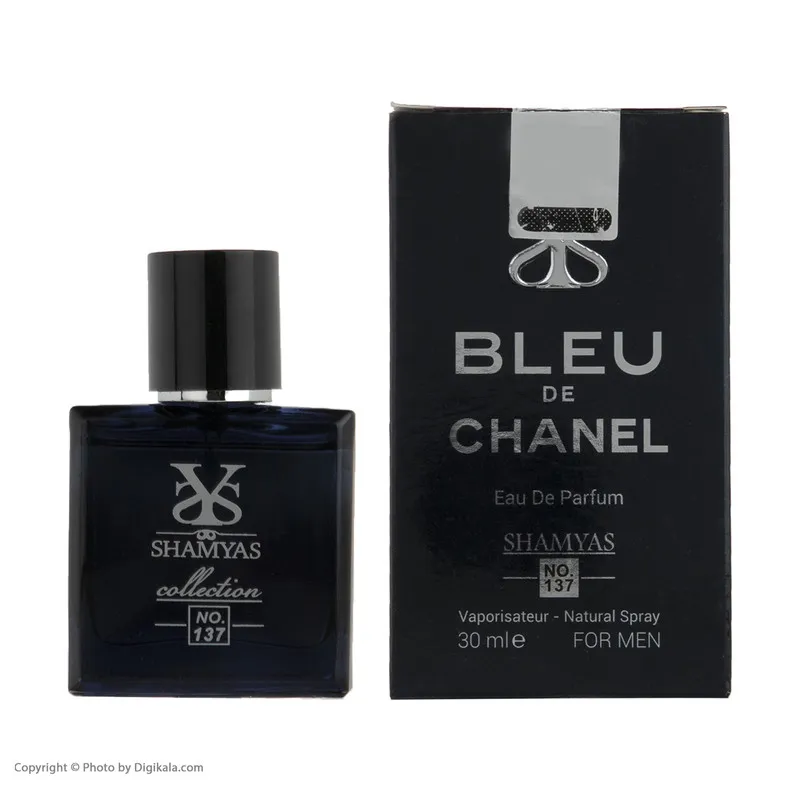 عطر جیبی مردانه شمیاس مدل Blue De Chanel حجم 30 میلی لیتر - تصویر 3