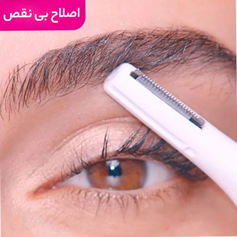 ماشین اصلاح صورت و بدن بانوان ویت مدل Sensitive Touch با تیغه استیل ضدزنگ، منبع تغذیه باتری قلمی، شانه دوطرفه ابرو، دو سری تریمر صورت و بدن، قابلیت اصلاح با شماره صفر و درپوش محافظ - تصویر 6