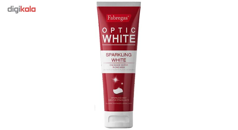 خمیر دندان فابریگاس مدل Optic White حجم 75 میلی لیتر - تصویر 2