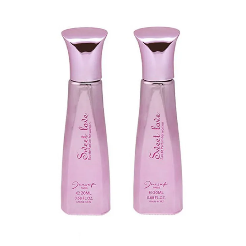 عطر جیبی زنانه ژک ساف مدل SWEET LOVE حجم 22 میلی لیتر بسته 2 عددی - تصویر 2