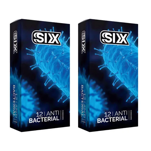 کاندوم سیکس مدل Anti Bacterial مجموعه 2 عددی - تصویر 2