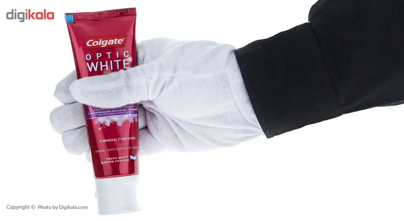 خمیر دندان کلگیت سری Optic White مدل Whiten And Restore حجم 75 میلی لیتر - تصویر 3