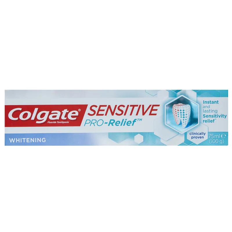 خمیر دندان کلگیت مدل Sensitive Pro-Relief Whitening حجم 75 میلی لیتر