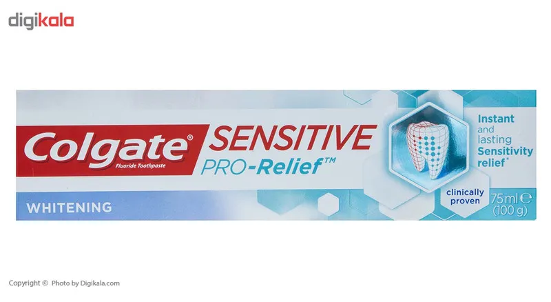 خمیر دندان کلگیت مدل Sensitive Pro-Relief Whitening حجم 75 میلی لیتر - تصویر 2