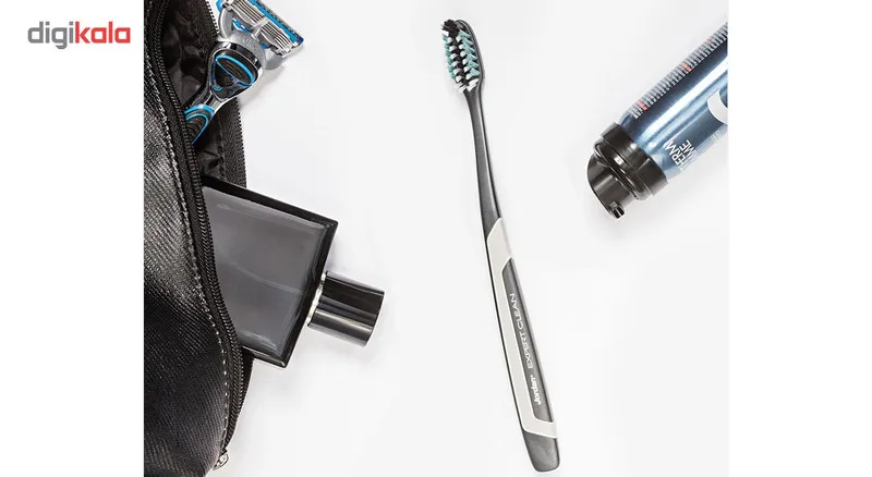 مسواک جردن مدل Clean Tech با برس نرم به همراه قاب محافظ - تصویر 4