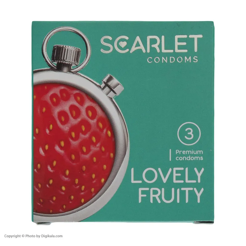 کاندوم اسکارلت مدل LOVELY FRUITY بسته 3 عددی - تصویر 2