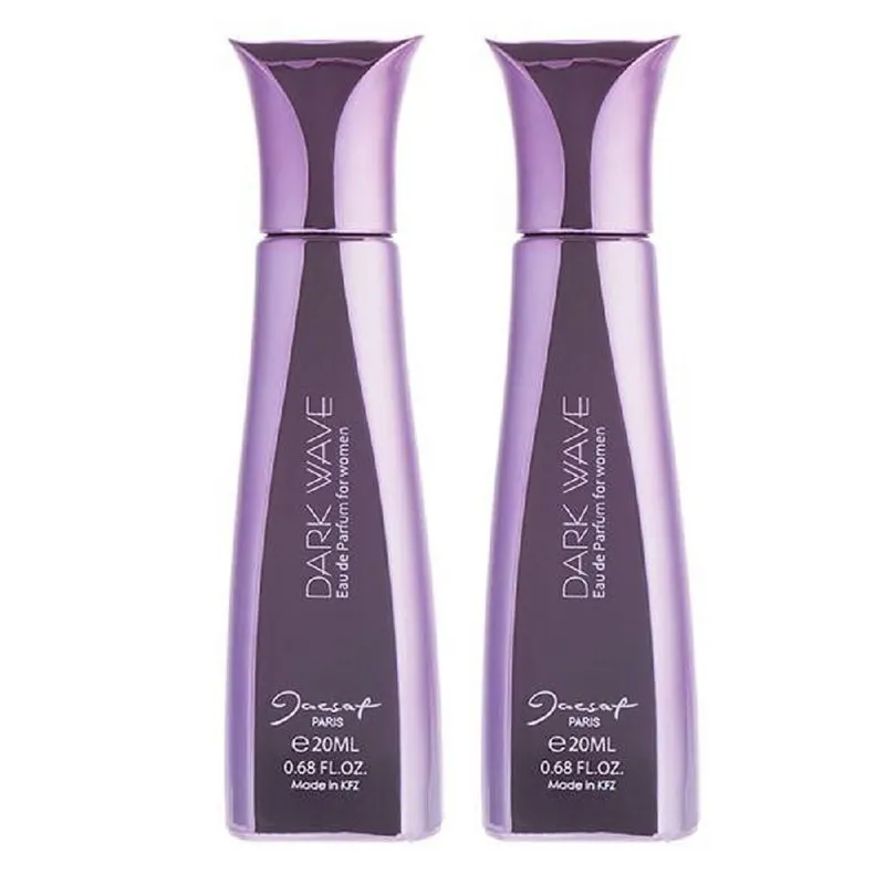 عطر جیبی زنانه ژک ساف مدل Dark Wave حجم 20 میلی لیتر بسته 2 عددی - تصویر 2