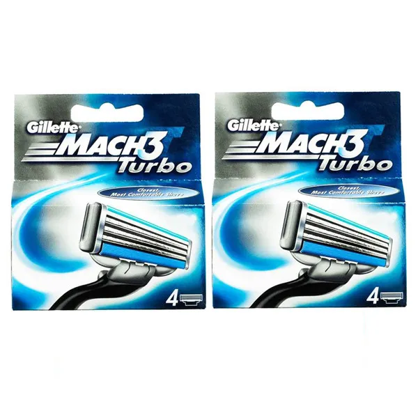 تیغ یدک ژیلت مدل Mach 3 Turbo مجموعه ۲ عددی - تصویر 4