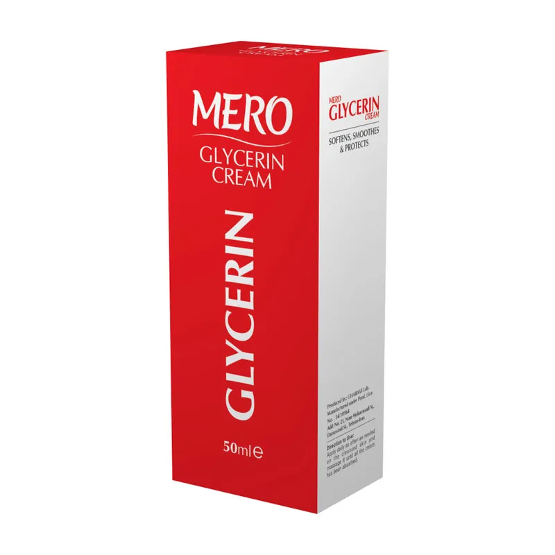 کرم مرطوب کننده و ترمیم کننده مرو مدل GLYCERIN حجم 50 میلی لیتر - تصویر 3