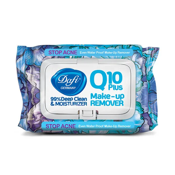 دستمال مرطوب دافی مدل Q10-STOP ACNE بسته 50 عددی - تصویر 2