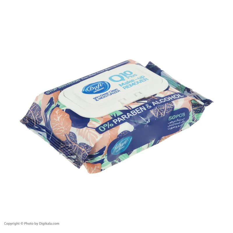 دستمال مرطوب دافی مدل Q10-STOP IRRITATION بسته 50 عددی - تصویر 3