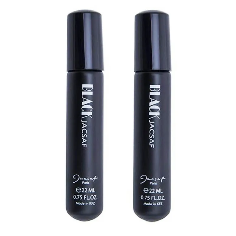 عطر جیبی مردانه ژک ساف مدل Black حجم 22 میلی لیتر بسته 2 عددی