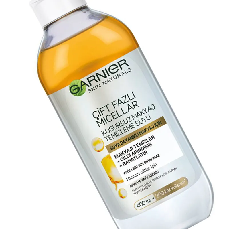 محلول پاک کننده آرایش صورت گارنیه مدل Argan حجم 400 میلی لیتر - تصویر 2