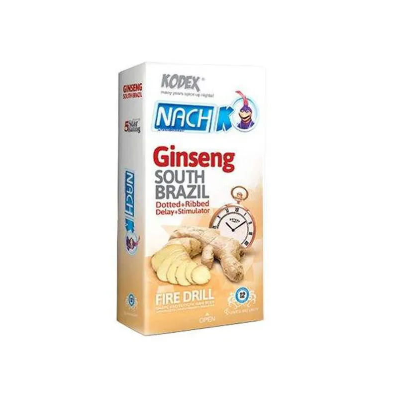 کاندوم ناچ کدکس مدل Ginseng بسته 12 عددی به همراه کاندوم ردلایت مدل فویل مجموعه 2 عددی - تصویر 2