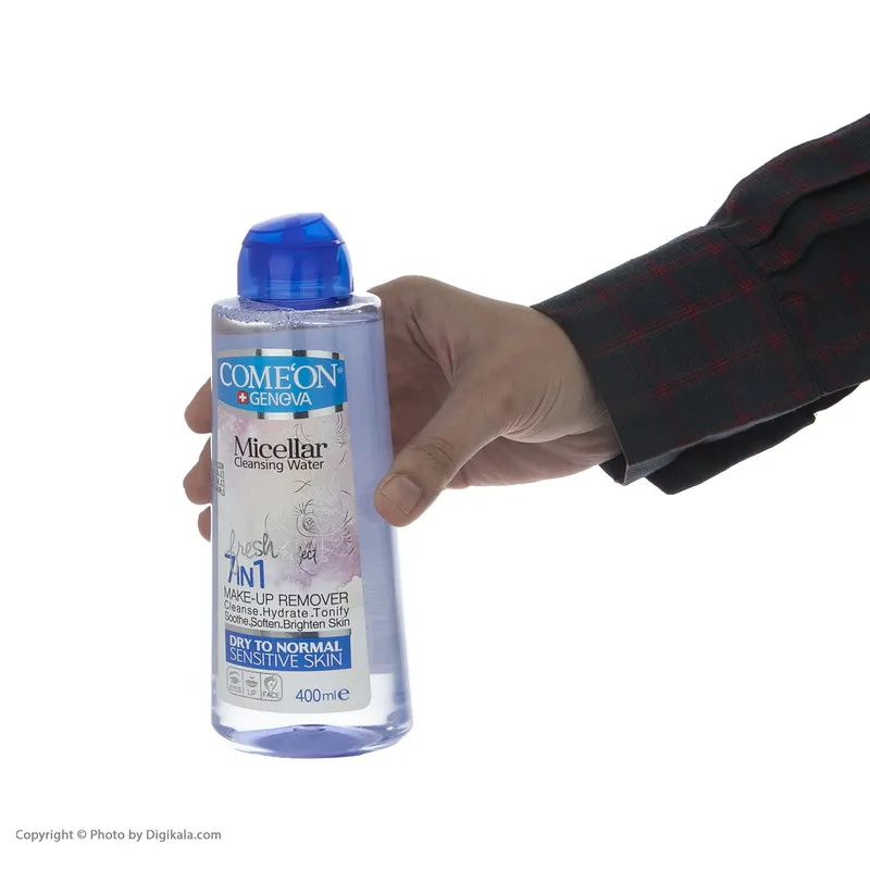 آب پاک کننده آرایش صورت کامان مدل DRY SKIN حجم 400 میلی لیتر - تصویر 4