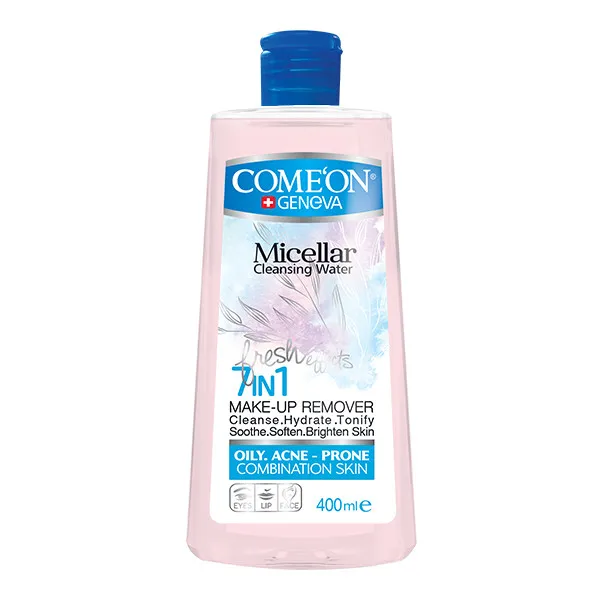 آب پاک کننده آرایش صورت کامان مدل OILY SKIN حجم 400 میلی لیتر - تصویر 2
