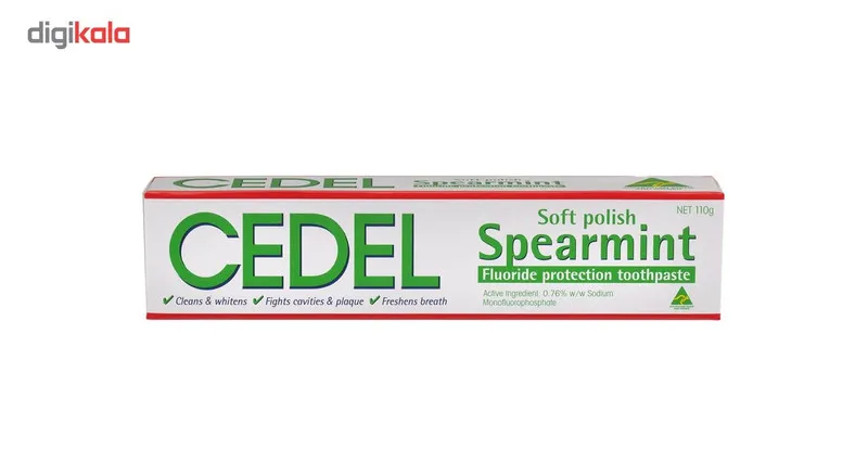 خمیر دندان سیدل مدل Spearmint Fluoride حجم 110 میلی لیتر - تصویر 2