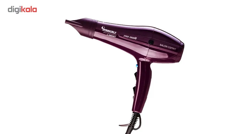 سشوار حرفه ای پرنسلی مدل PR250AT به همراه بافت مو پرنسلی مدل PR318AT - تصویر 3