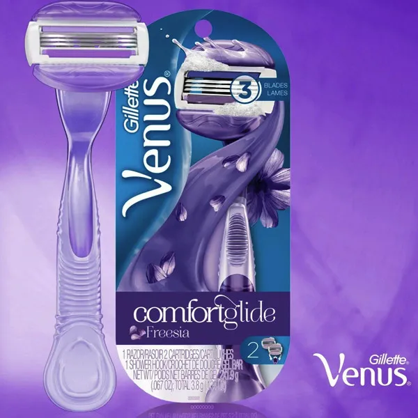 خودتراش ژیلت مدل comfortglide به همراه تیغ یدک - تصویر 2