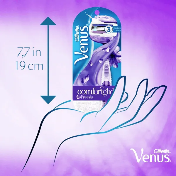 خودتراش ژیلت مدل comfortglide به همراه تیغ یدک - تصویر 3