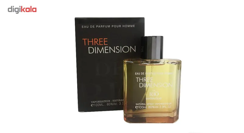 ادو پرفیوم مردانه ریو کالکشن مدل Three Dimension حجم 100ml - تصویر 3