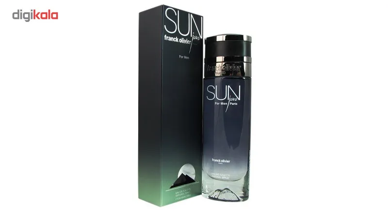 ادوتویلت مردانه فرانک اولیور مدل Sun Java Black حجم 75ml - تصویر 3