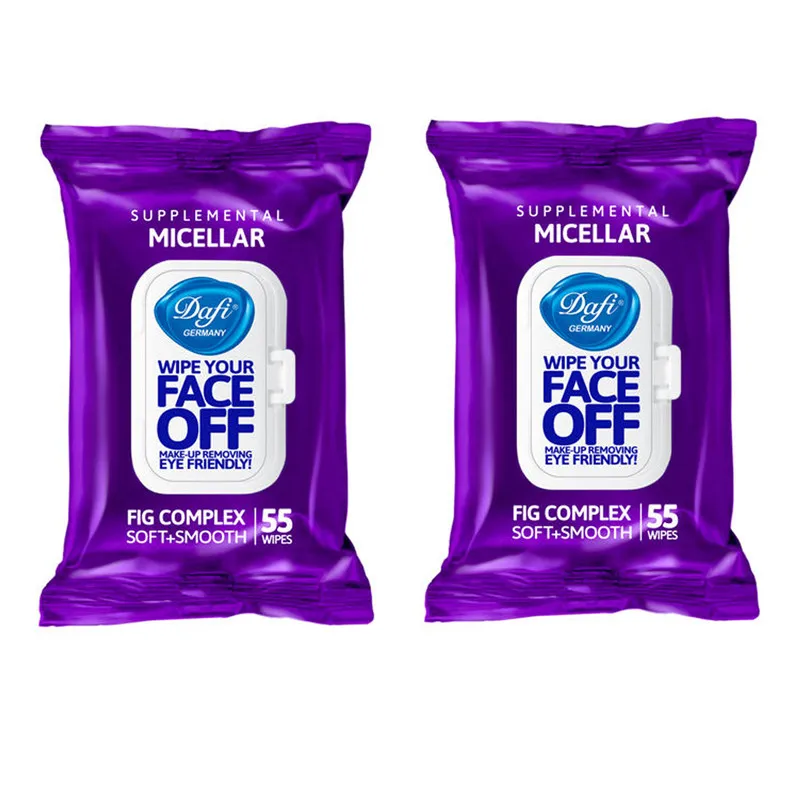 دستمال مرطوب دافی مدل MICELLAR مجموعه 2 عددی - تصویر 3