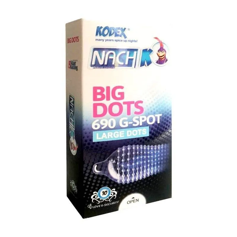 کاندوم ناچ کدکس
مدل Big Dots بسته 12 عددی به همراه کاندوم مدل Classic Aloe Vera بسته 12 عددی - تصویر 3