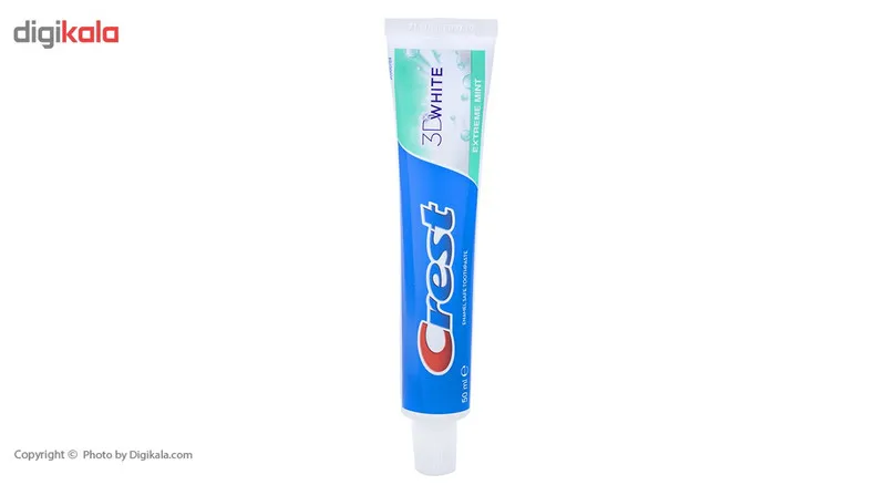 خمیر دندان کرست سری 3D White حجم 50 میلی لیتر - تصویر 2