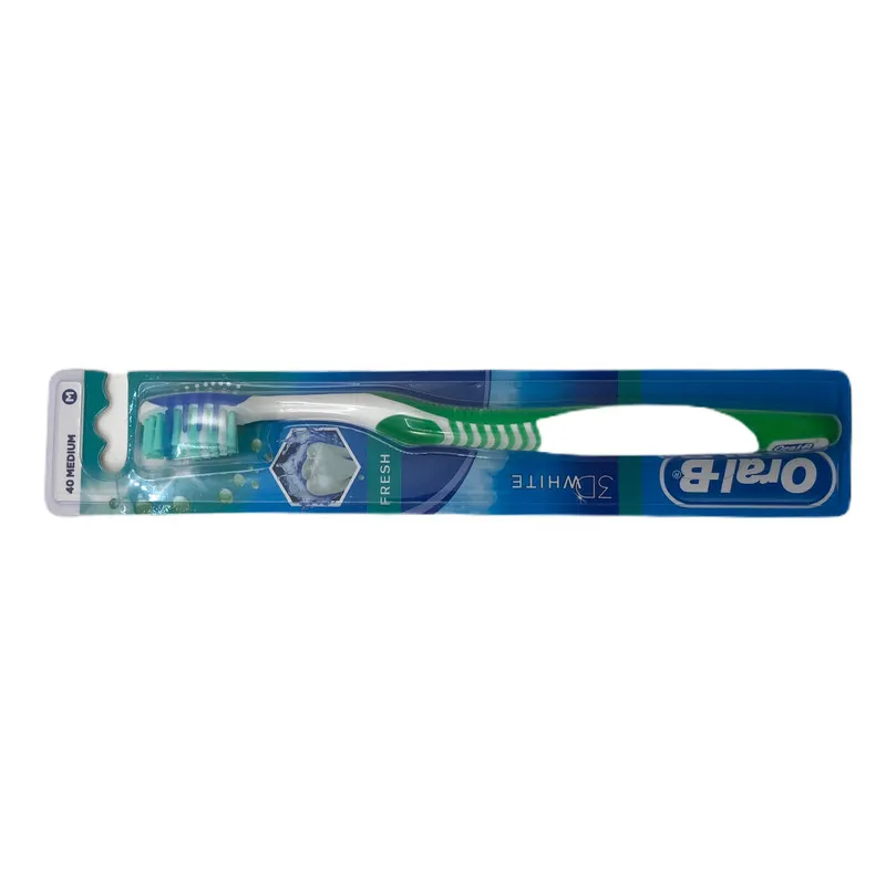  مسواک اورال-بی مدل 3DWhite کد 44 با برس متوسط - تصویر 2