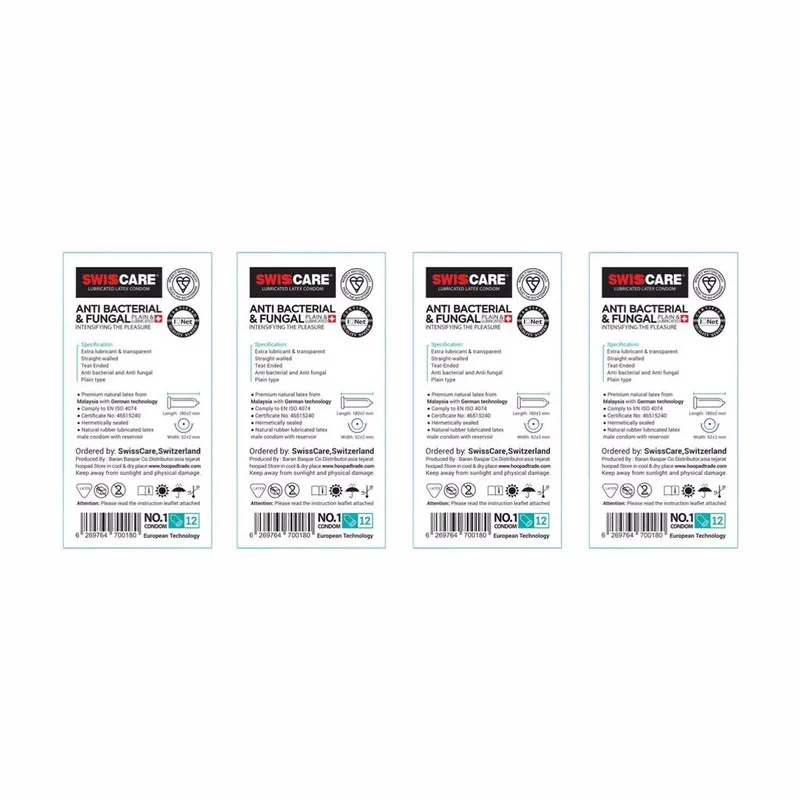 کاندوم سوئیس کر مدل Anti Bacterial مجموعه 4 عددی - تصویر 2