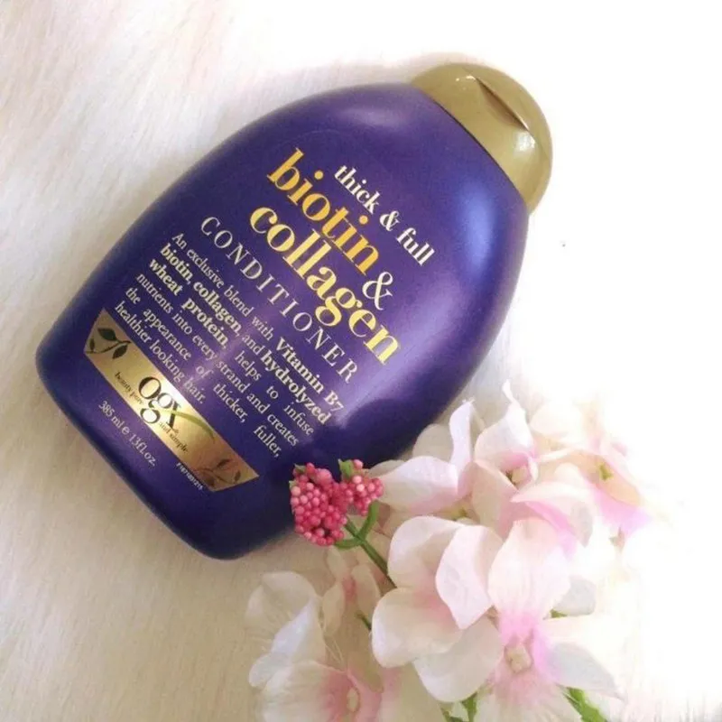 شامپو مو او جی ایکس مدل Biotin & Collagen حجم 385 میلی‌لیتر - تصویر 3
