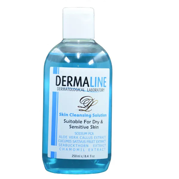 محلول پاک کننده صورت درمالاین مدل SENSITIVE SKIN حجم 250 میلی لیتر - تصویر 2
