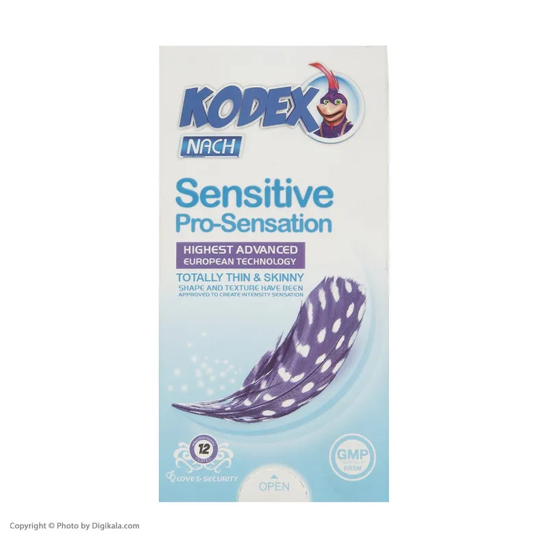 کاندوم کدکس مدل Sensitive Pro-Sensation بسته 12 عددی - تصویر 2