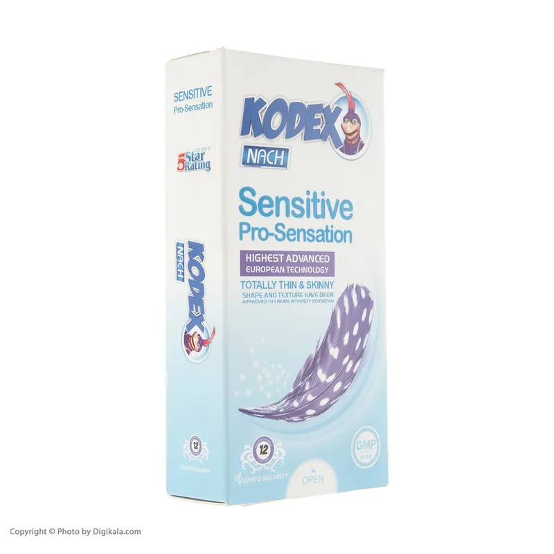 کاندوم کدکس مدل Sensitive Pro-Sensation بسته 12 عددی - تصویر 3