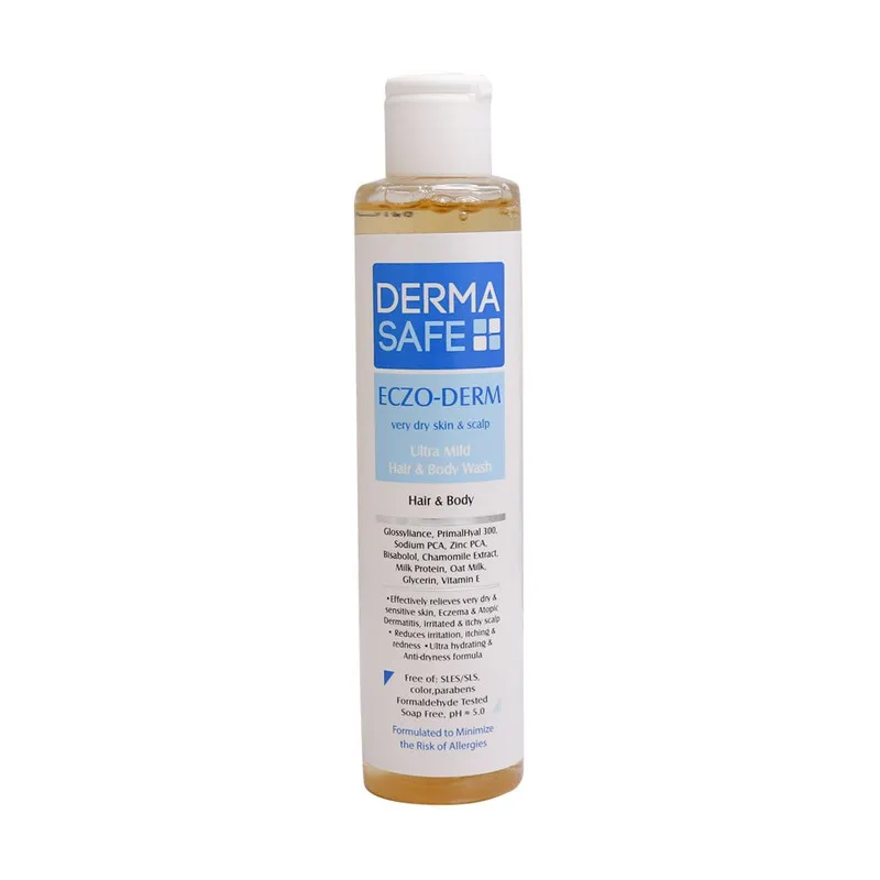 شامپو مو درماسیف مدل ECZO-DERM حجم 200 میلی لیتر - تصویر 3