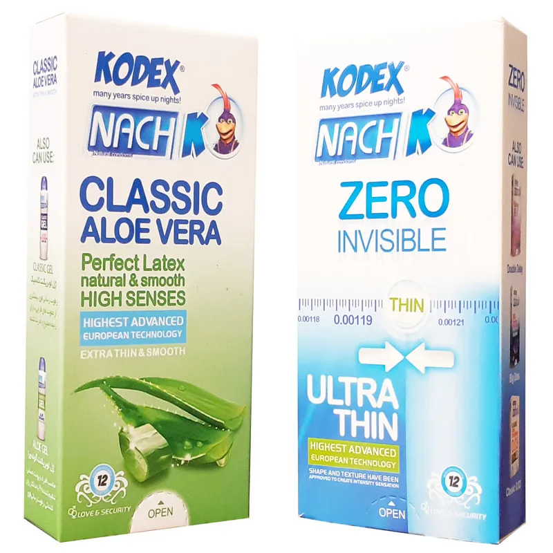 کاندوم ناچ کدکس
مدل Zero Invisible بسته 12 عددی به همراه کاندوم مدل Classic Aloe Vera - تصویر 2