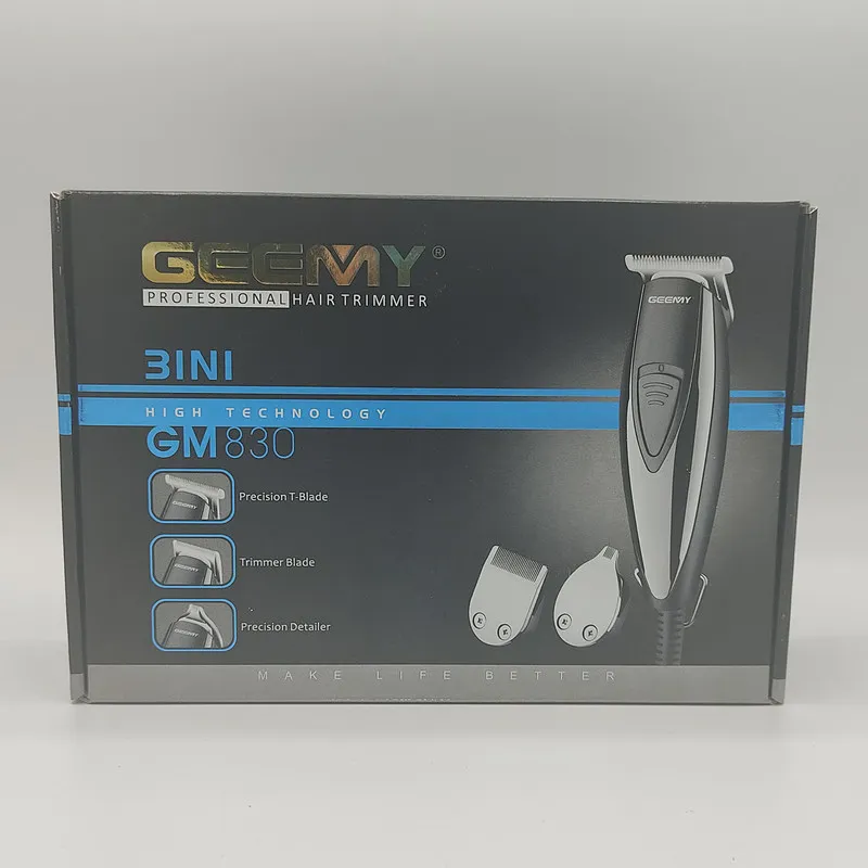 ماشین اصلاح موی صورت جیمی مدل GM830 با تیغه استیل ضد زنگ، برش مستقیم، قابلیت تنظیم سرعت، همراه 7 شانه اصلاح از 0.2 تا 9 میلی‌متر و منبع تغذیه برق با سیم - تصویر 2