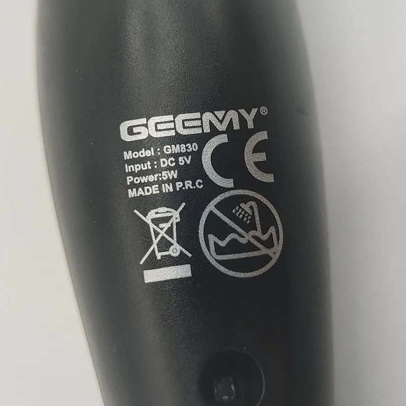 ماشین اصلاح موی صورت جیمی مدل GM830 با تیغه استیل ضد زنگ، برش مستقیم، قابلیت تنظیم سرعت، همراه 7 شانه اصلاح از 0.2 تا 9 میلی‌متر و منبع تغذیه برق با سیم - تصویر 3