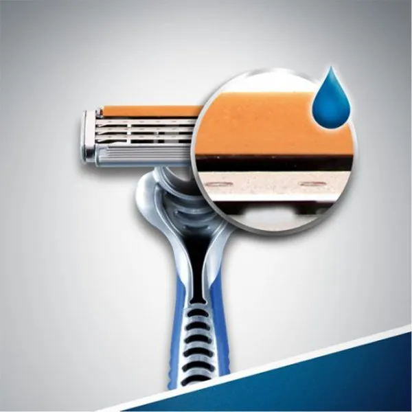 خود تراش ژیلت مدل Blue 3 بسته 4 عددی - تصویر 5