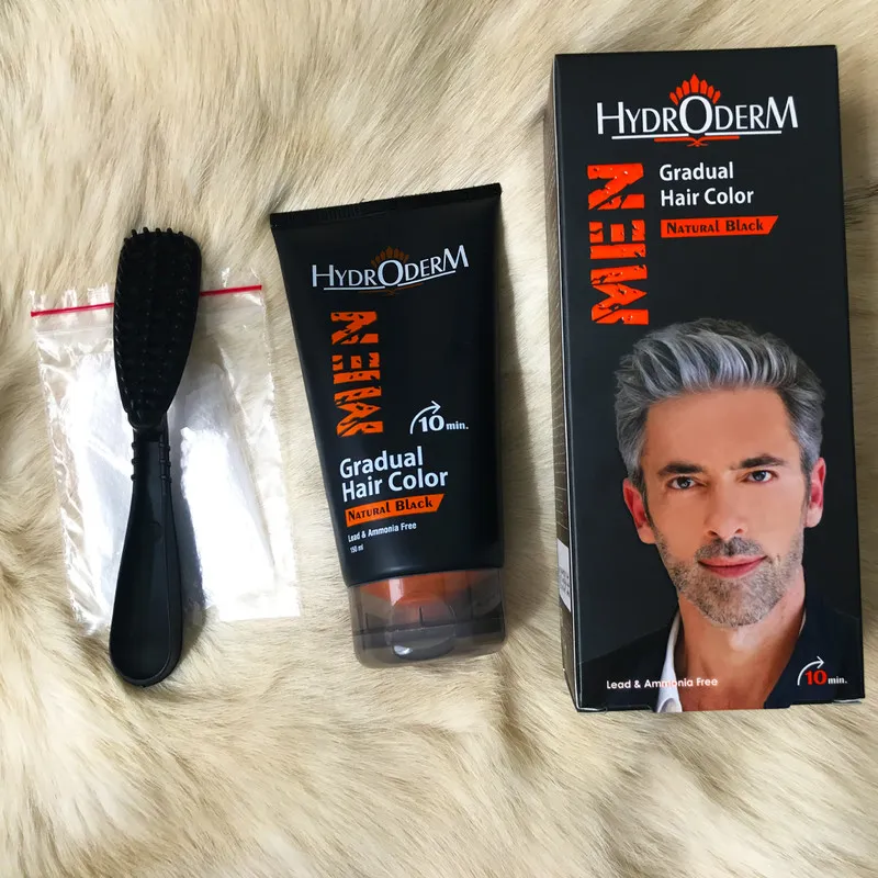 کرم رنگ مو تدریجی هیدرودرم مدل Gradual حجم 150 میلی لیتر رنگ مشکی - تصویر 5