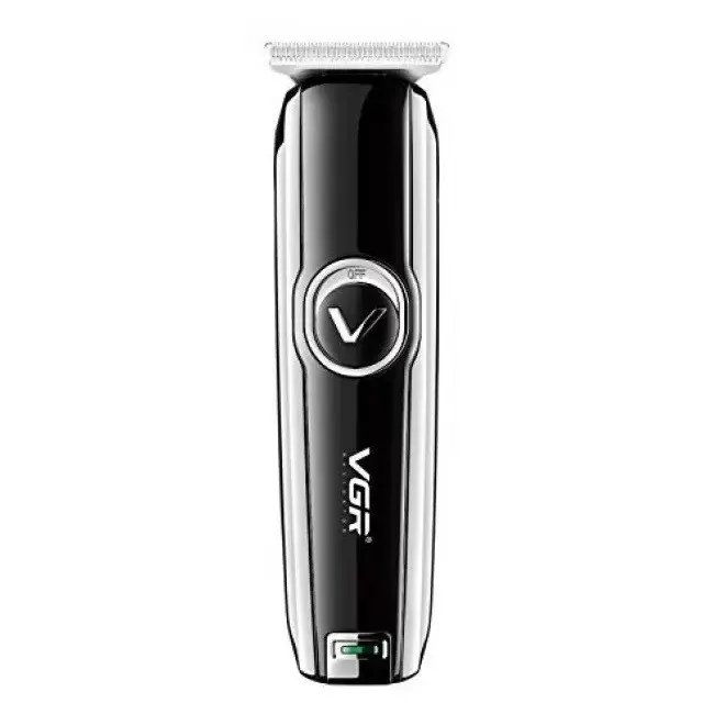 ماشین اصلاح موی بدن و صورت وی جی ار مدل V-168 با تیغه استیل ضد زنگ، طراحی ارگونومیک، شارژ USB، قابلیت تنظیم سرعت و شانه قابل تنظیم دستی - تصویر 4