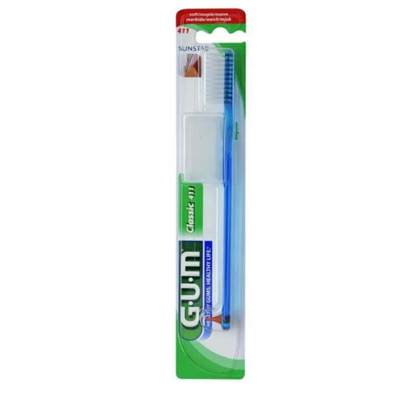 مسواک جی یو ام مدل Classic 4_11 با برس نرم - تصویر 3